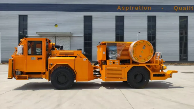 Underground concrete sprayer